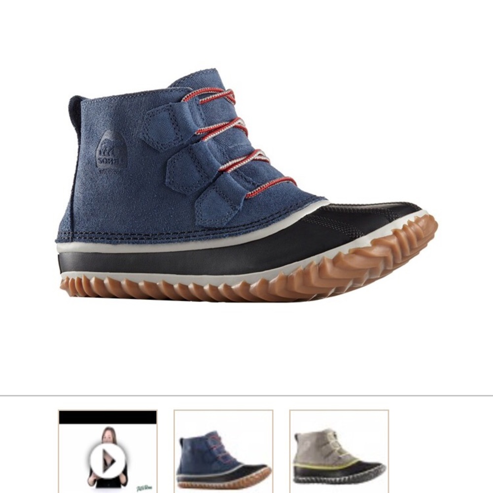 Sorel navy blue out n’ about boot